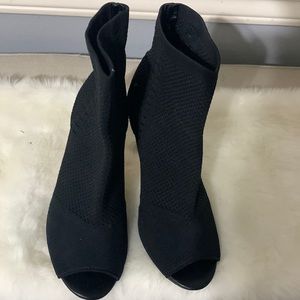 Express heels Sock Bootie Open Toed